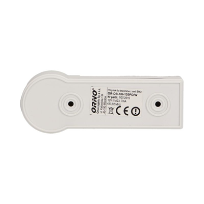 EMO Bell button for wireless doorbells, white