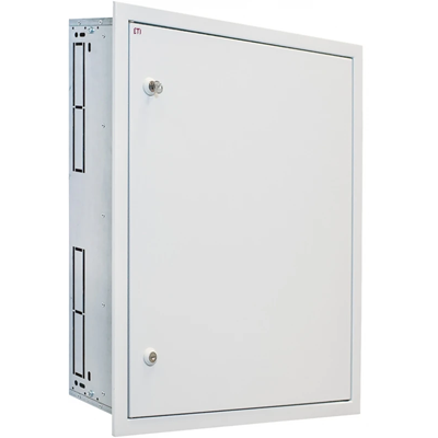 Empty flush-mounted housing, IP42, class I RAL7035 (860x860x160) 4XP160 3-5