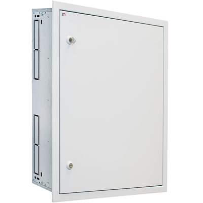 Empty flush-mounted housing, IP42, class I RAL7035 (860x860x160) 4XP160 3-5