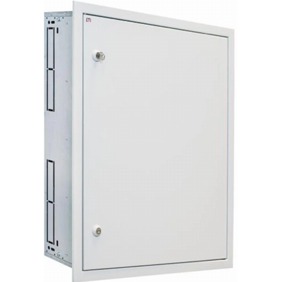 Empty flush-mounted housing, IP42, class I RAL7035 (860x860x160) 4XP160 3-5