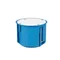 Empty wall box with cover PV70 fi70mm blue
