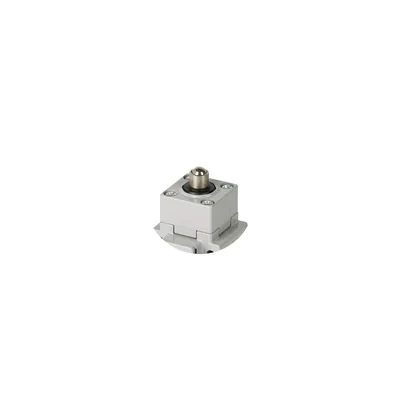 Empujador de acero con cabeza E12 y extremo esférico para interruptores de límite PBM B37-8139