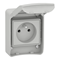 Enchufe 10/16A, 2P, 200/250V, IP55