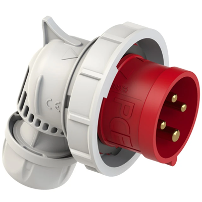 Enchufe acodado TWIST 16A 3P+Z 400V 50/60Hz 6h IP67