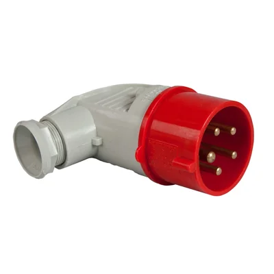 Enchufe angular aislante 16A-6h/230V~2P+Z IP44