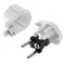 Enchufe angular extraible Uni-SCHUKO 2p+Z 16A 250V WT-16U blanco