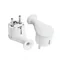 Enchufe angular extraible Uni-SCHUKO 2p+Z 16A 250V WT-50 blanco