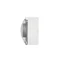 Enchufe de superficie Simon Aquaclick WA-CGSZ2xx-xx-11Ax, Schuko, doble compacto, tapa transparente, IP44, 16A, 250V~, bornes de tornillo; blanco