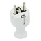 Enchufe desmontable recto Uni-SCHUKO 2p+Z Schuko 16A 250V WT-40 blanco