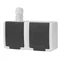 Enchufe doble de superficie AQUANT 2K con toma de tierra 2x2P+Z, grado IP 65 - gris 7035/7016