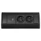 Enchufe para muebles 2x2P+Z, 2xUSB (tipo A+C; 2,4 A), negro