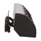 Enchufe para muebles 3x2P+Z, negro y plata