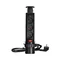 Enchufe para muebles de Ø6 cm, extensible desde la encimera, con bloqueo y cable de 1,8 m, 3x2P+Z, negro.