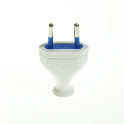 Enchufe plano extraíble 2,5A/250V aislamiento clase II. BLANCO
