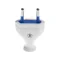 Enchufe plano extraíble 2,5A/250V aislamiento clase II. BLANCO