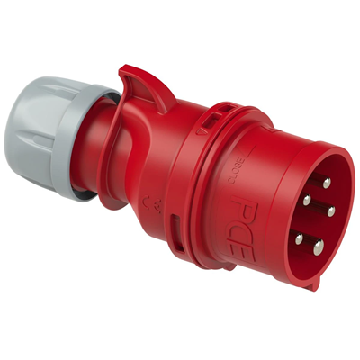 Enchufe portátil - interruptor de fase IP44 16A 400V 3P+Z+N