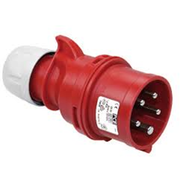 Enchufe portátil - interruptor de fase IP44 32A 400V 3P+Z+N