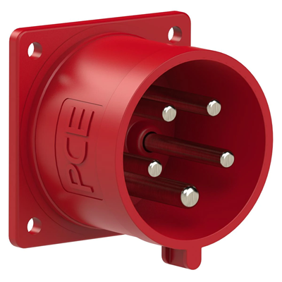 Enchufe receptor - interruptores de fase 32A 400V 3P+Z+N IP44