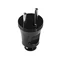 Enchufe recto desmontable 2p+Z 16A 250V WT-30 negro
