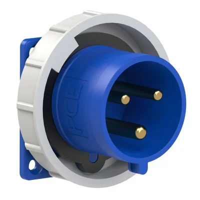 Enchufe recto para panel 32A 3P 230V IP67