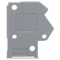 End cap, 1 mm thick, for snap-in mounting, gray 254-100