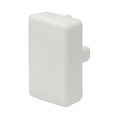 End cap E 20x12 Z, white 5 pcs.