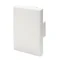 End cap E 60x40 Z, white 2 pcs.
