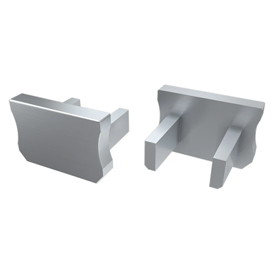 End cap for the NTB LED profile, gray