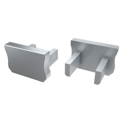 End cap for the NTB LED profile, gray
