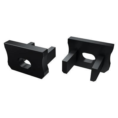 End cap for the NTB LED profile with a black hole