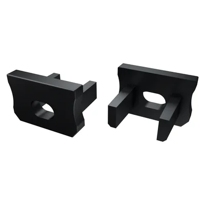 End cap for the NTB LED profile with a black hole