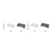 End cap for the TE LED profile with a gray hole
