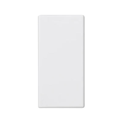 End cap K45/2 22, 5x45mm, pure white