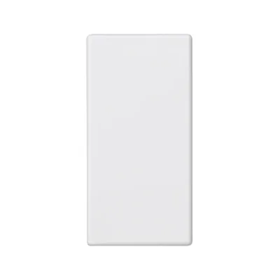 End cap K45/2 22, 5x45mm, pure white
