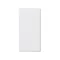 End cap K45/2 22, 5x45mm, pure white