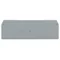 End panel gray 25 pcs.