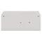 End panel light gray 25 pcs.