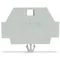 End panel with snap-in foot, gray 261-371