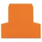 End plate orange 25 pcs.
