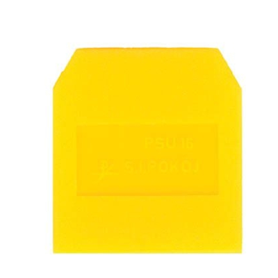 End plate PSU-4 yellow 25 pcs.