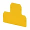 End plate PSU-4/2Z yellow 25 pcs.