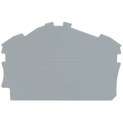 End plate TOPJOBS gray 25pcs.