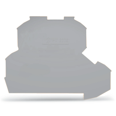 End/inner plate TOPJOBS 0.8mm2 gray 25pcs.