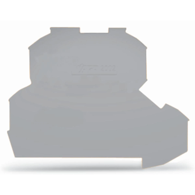 End/inner plate TOPJOBS 0.8mm2 gray 25pcs.