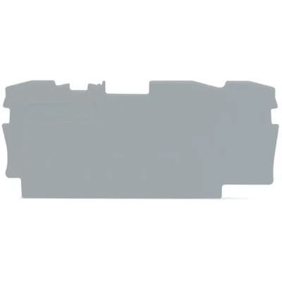 End/inner wall 1 mm thick, gray 2004-1391