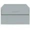 End/inner wall, 4 mm thick, gray 282-311