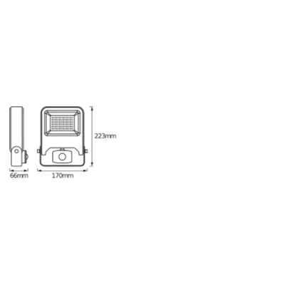 ENDURA® FLOOD Sensor Cool White 30W 4000K DG Luminaire