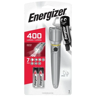 ENERGIZER METAL VISION HD 2AA FLASHLIGHT 400 lm