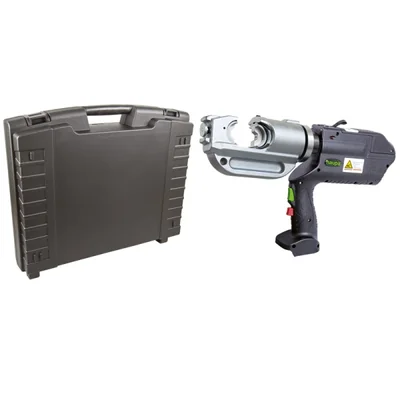 Engarzadora electrohidráulica AC42-12 en estuche sin accesorios.