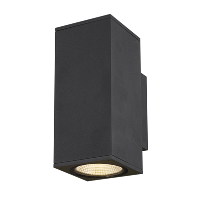 ENOLA SQUARE UP/DOWN M Outdoor wall lamp 20W 1900LM 3000K/4000K IP65 black